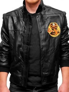 Karate Kid Mens Cobra Kai Johnny Lawrence Jacket
