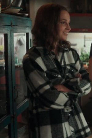 Irma_Vep_2022_Alicia_Vikander_Plaid_Jacket