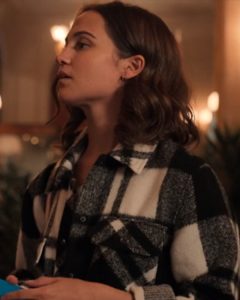 Irma Vep 2022 Alicia Vikander Plaid Jacket