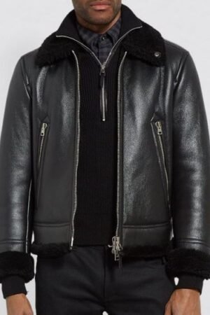 Mens_Black_Leather_Shearling_Jacket
