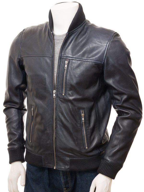 Men’s_Blue_Leather_Bomber_Jacket_2