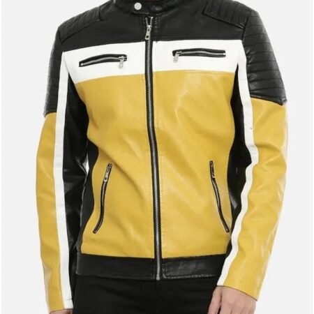 Men’s_Motorcycle_Color_Block_Quilted_Leather_Jacket