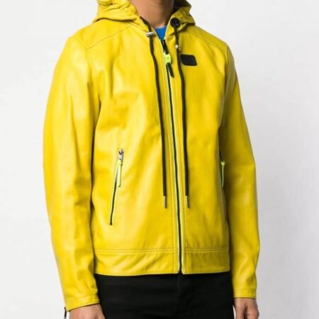 Mens_Yellow_Hooded_Leather_Jacket