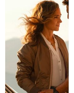 Top Gun Maverick Penny Benjamin Brown Jacket