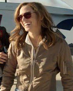 Top Gun Maverick Penny Benjamin Brown Jacket