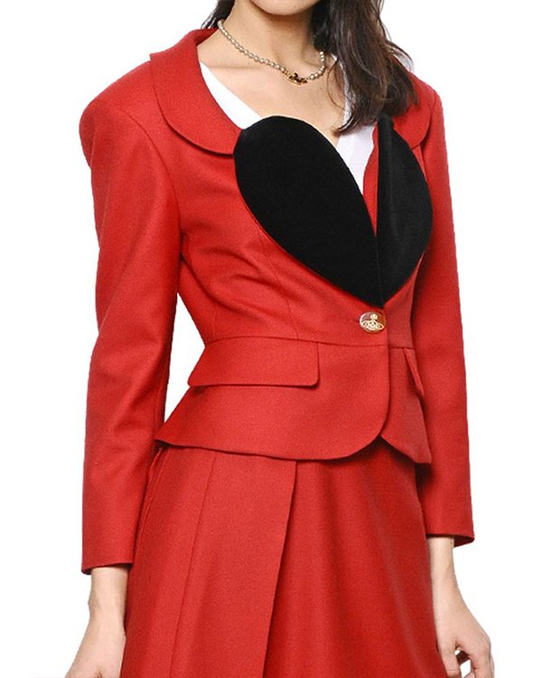 Vivienne_Black_Heart_Shape_Red_Blazer_2
