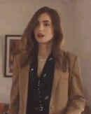 Windfall_2022_Lily_Collins_Blazer