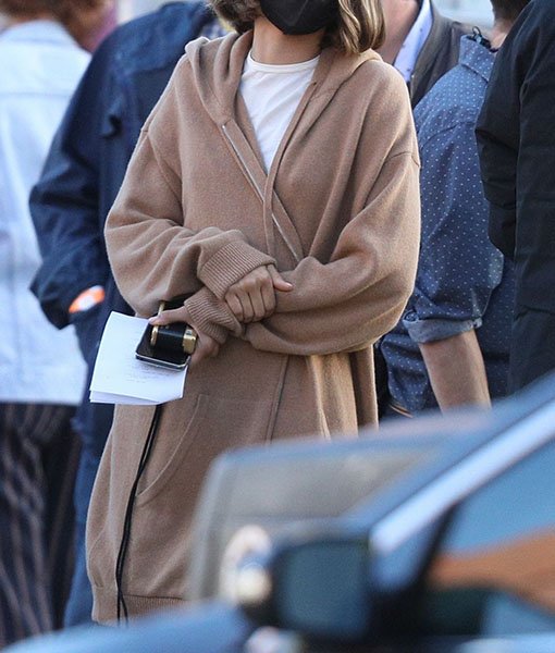 Zendaya_Brown_Fleece_Jacket_2