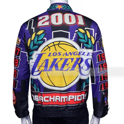 Los Angeles Lakers 2001 Leather Jacket