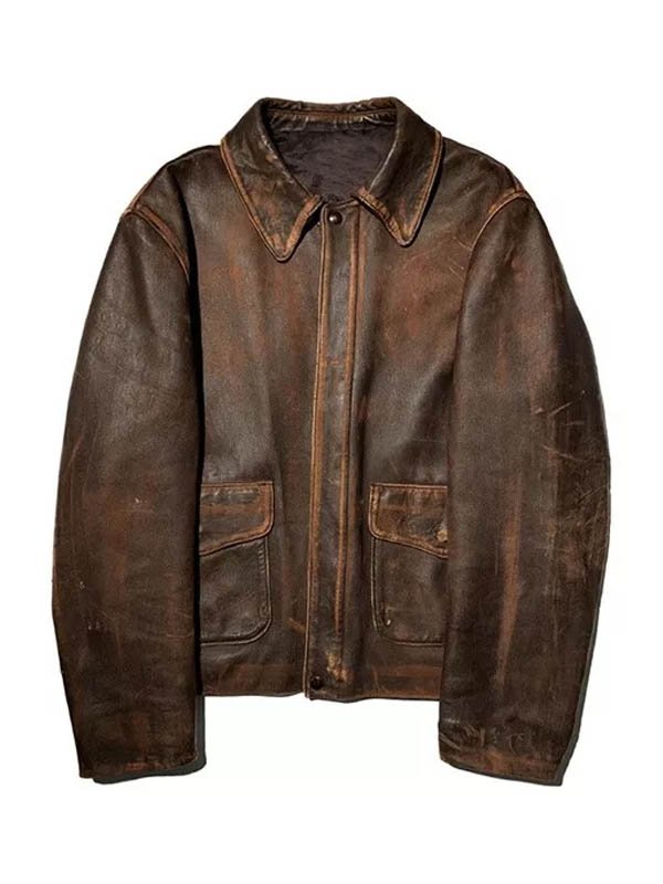 Product Specification: Material: Real Leather Internal: Soft Viscose Lining Front: Button Style Closure Collar: Shirt Style Collar Cuffs: Rounded Cuffs Sleeves: Full-Length Harrison-Ford-Indiana-Jones-5-Brown-Leather-Jacket-2
