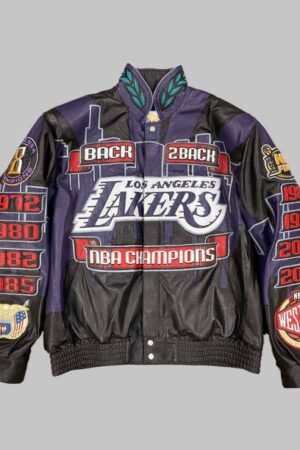 Los Angeles Lakers 2001 Leather Jacket