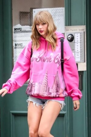 New York City Pink Hoodie