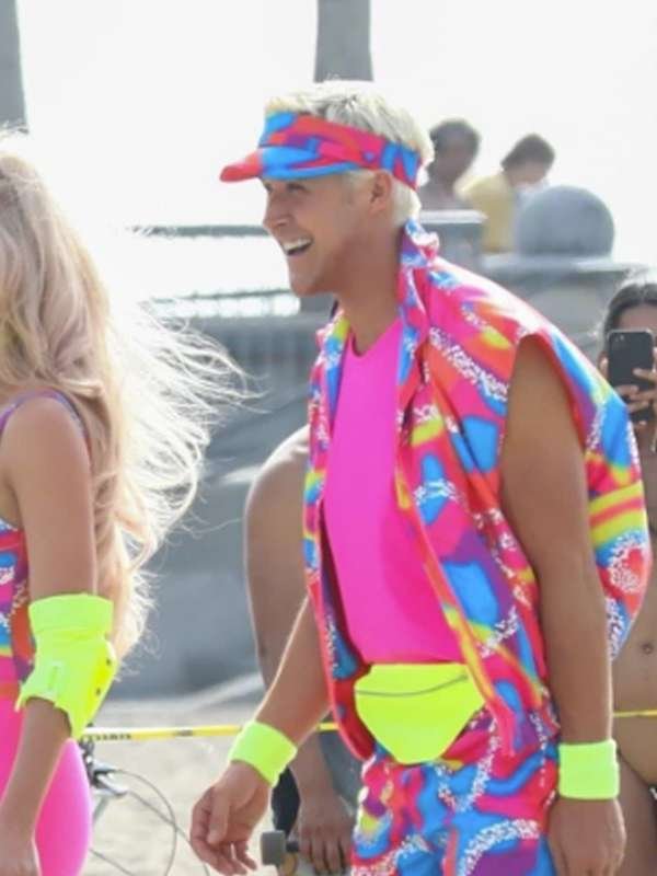 Ryan Gosling Rainbow Vest