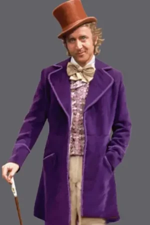 Willy Wonka Gene Wilder Purple Coat