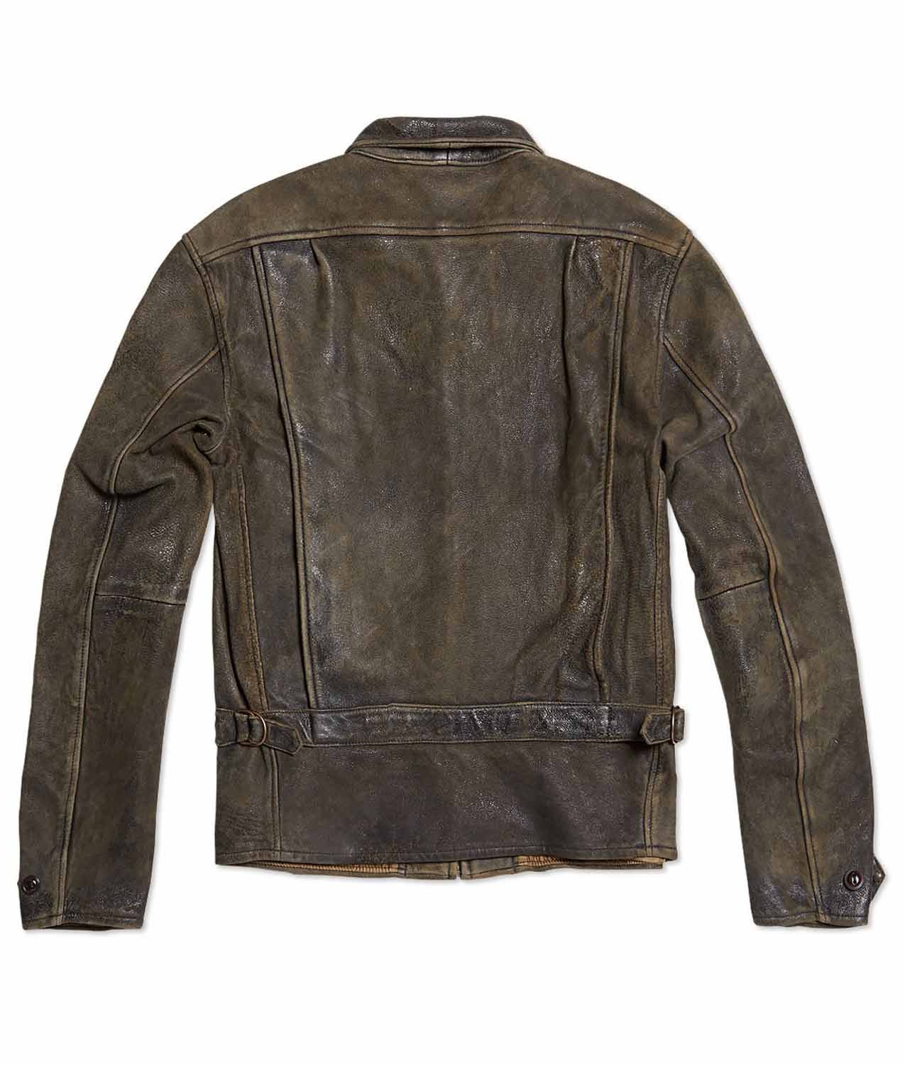 Skyfall James Bond Brown Leather Jacket - Image 2