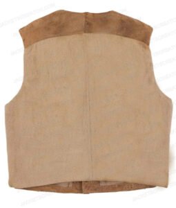 John Wayne Brown Leather Vest