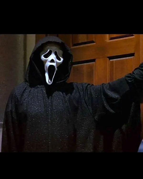 Scream Ghost Hooded Coat Costume