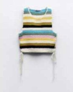 The Young And The Restless 2023 Lily Brooks O’Briant Striped Crochet Top