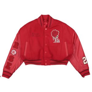Teyana Red Varsity Jacket
