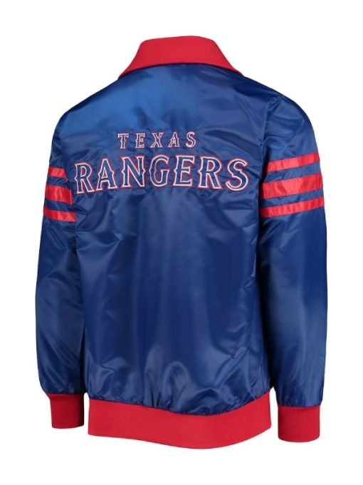 Texas Rangers Starter Full-Zip Varsity Jacket - Roy