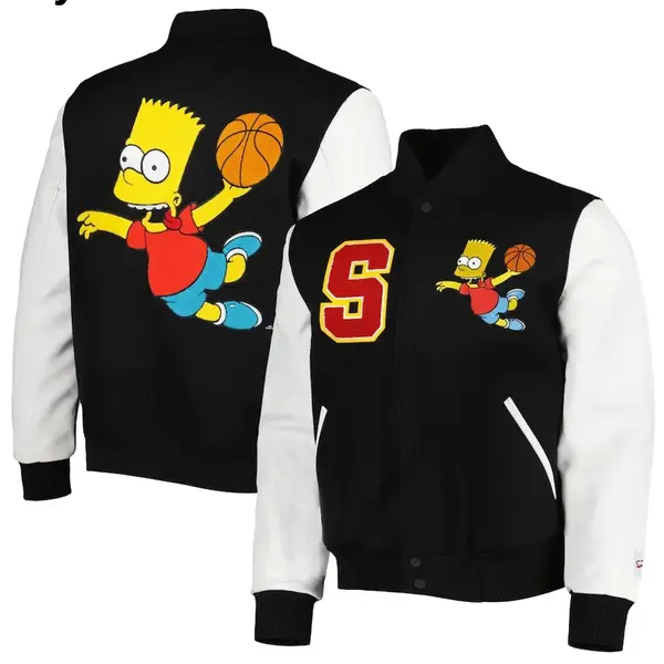 Bart Simpson Varsity Jacket