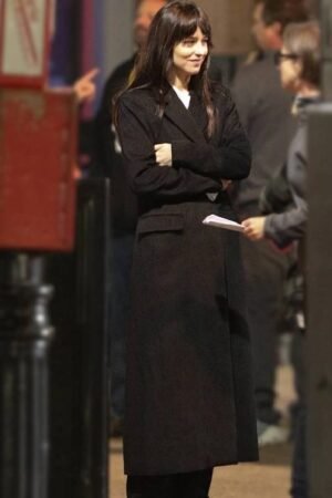 Dakota Johnson Madame Web Black Coat