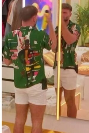Love Island UK All Stars Tom Clare Green Guilty Parties Shirt