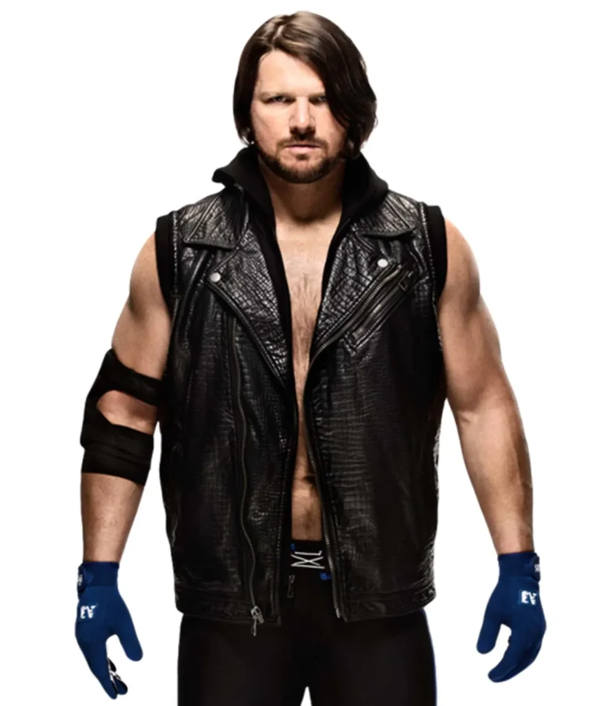 AJ Styles Vest with Hoodie