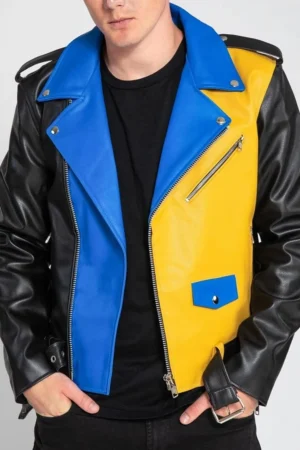 Men’s Biker Leather Jacket