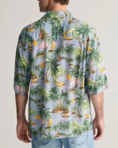 Dois às 10 Cláudio Ramos Hawaiian Print Shirt