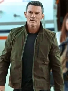 Luke Evans Echo 3 Green Jacket
