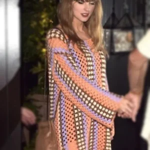 Taylor Swift Crochet Mini Dress