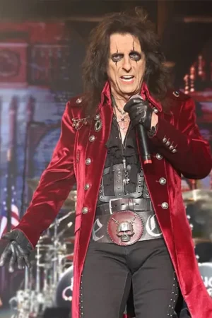Alice Cooper Red Velvet Coat