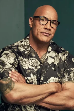Dwayne Johnson Floral Shirt