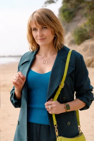 My Life is Murder S04 Teal Coat