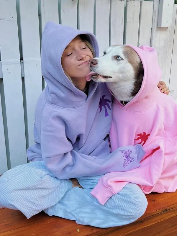 Pink-Palm-Puff-Purpe-Hoodie