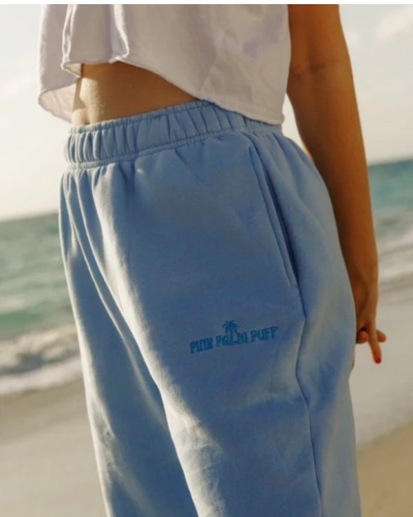 Pink Palm Puff Trousers
