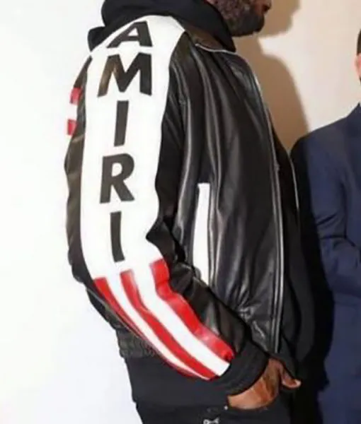 Power Book II Ghost Flag Leather Jacket