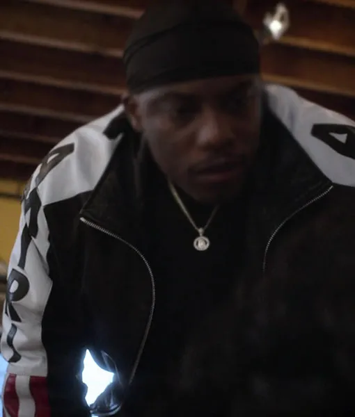 Power Book II Ghost Flag Leather Jacket