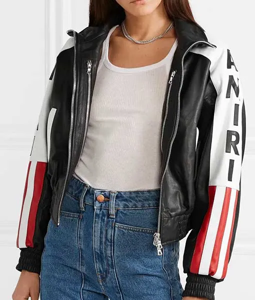 Power Book II Ghost Flag Leather Jacket