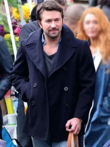 Brandon Sklenar It Ends With Us Blue Coat