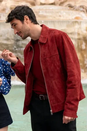 Eugenio Franceschini Emily In Paris S04 Red Jacket