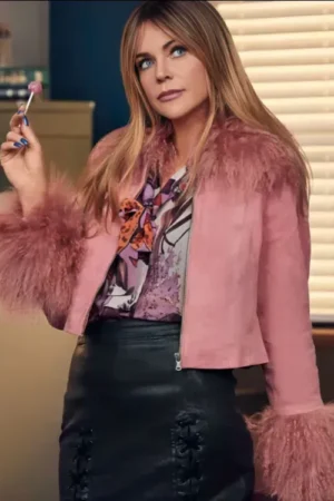 High Potential Kaitlin Olson Pink Jacket