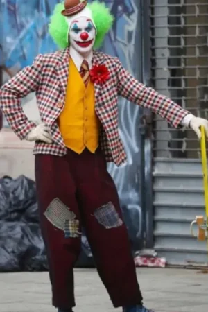 Joker Arthur Fleck Checkered Suit