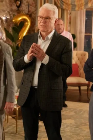 Only Murders In the Building S02 Steve Martin Plaid Blazer