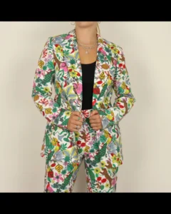 Great British Bake Off S15 Prue Leith Floral Blazer