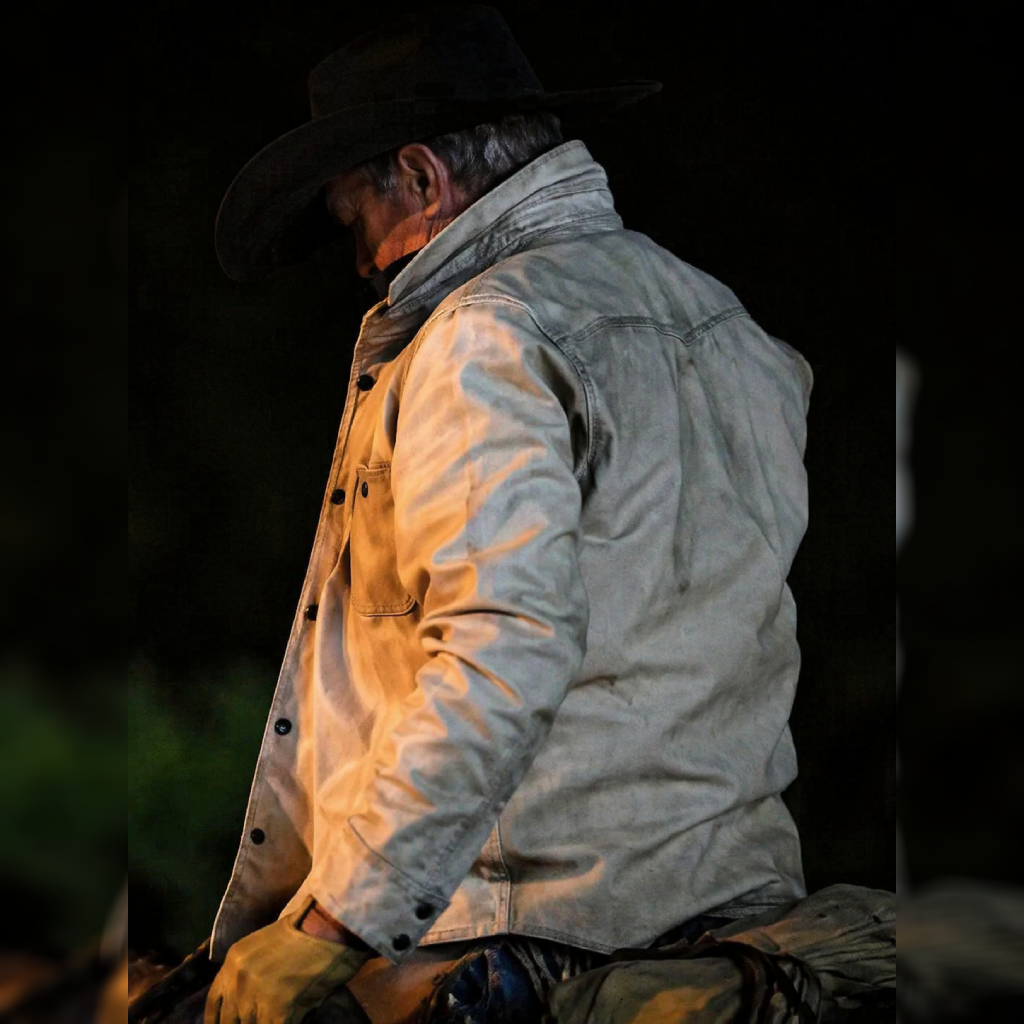 John Dutton White Cotton Jacket