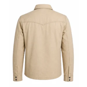 Yellowstone S05 John Dutton Cream White Jacket