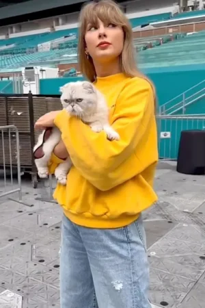 Taylor Swift Miami Eras Tour Yellow Sweatshirt
