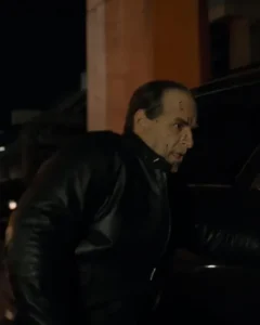 The Penguin Colin Farrell Black Leather Jacket
